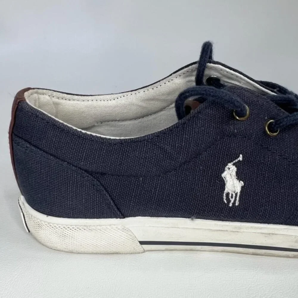 Polo‎ Ralph Lauren Shoes 992486/Hugo II Canvas upper Rubber W Fabric Sole Size 6